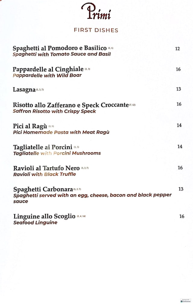 PDF Menu page 2