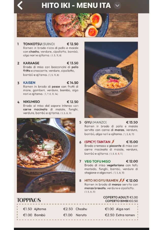 PDF Menu page 2