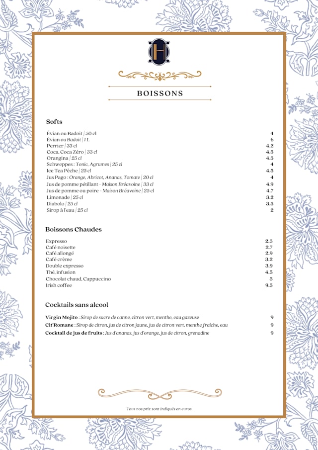 PDF Menu page 2
