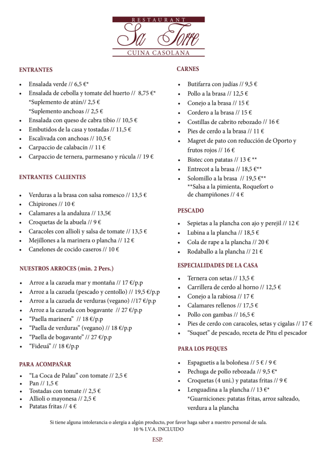 PDF Menu page 2
