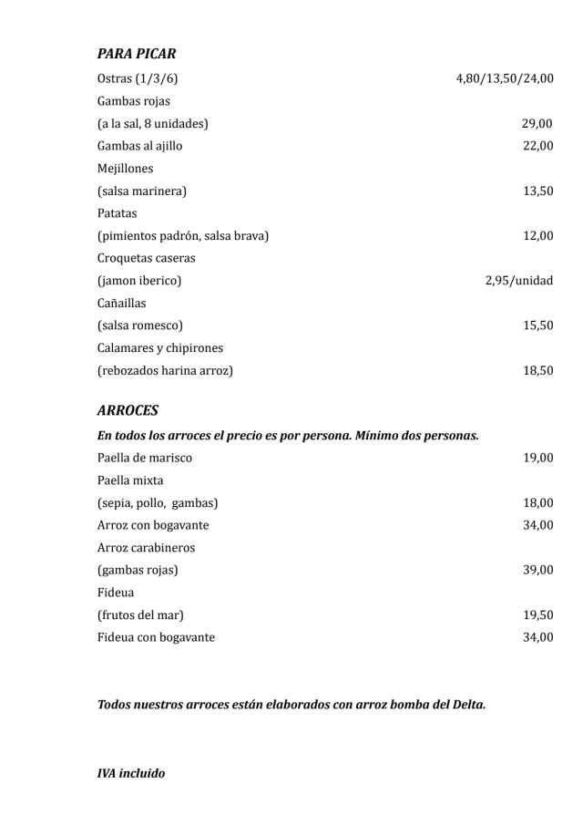 PDF Menu page 2