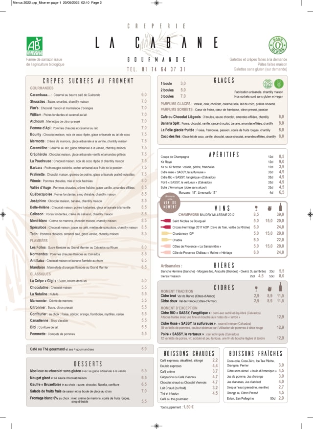 PDF Menu page 2