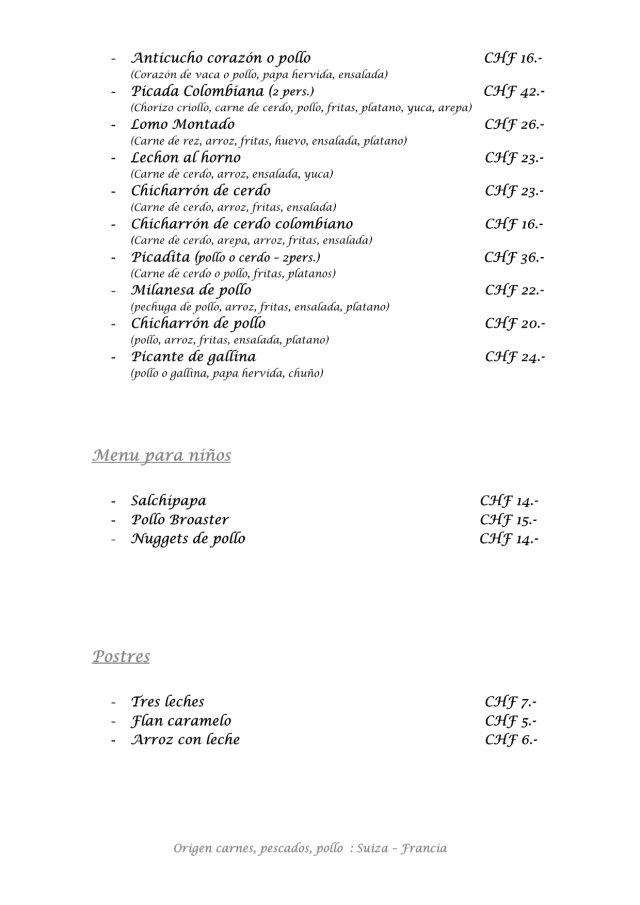 PDF Menu page 2