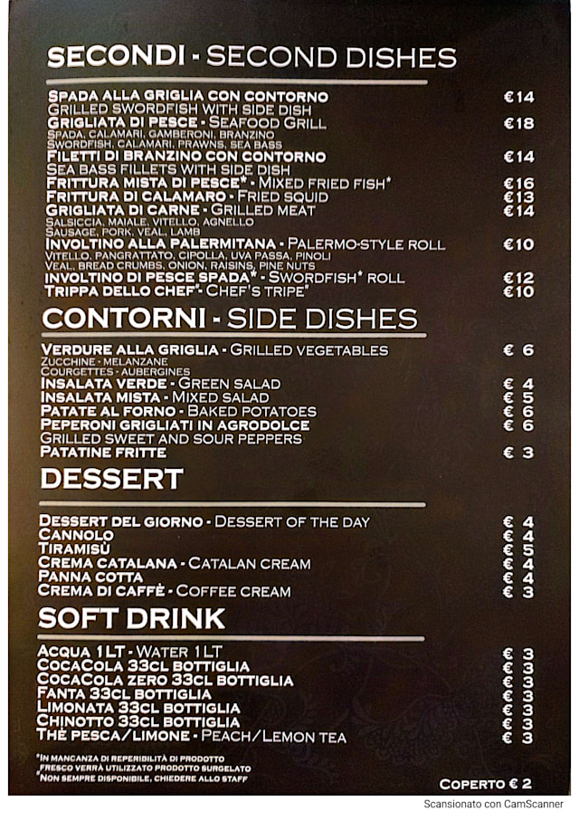 PDF Menu page 2