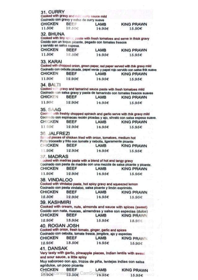 PDF Menu page 2