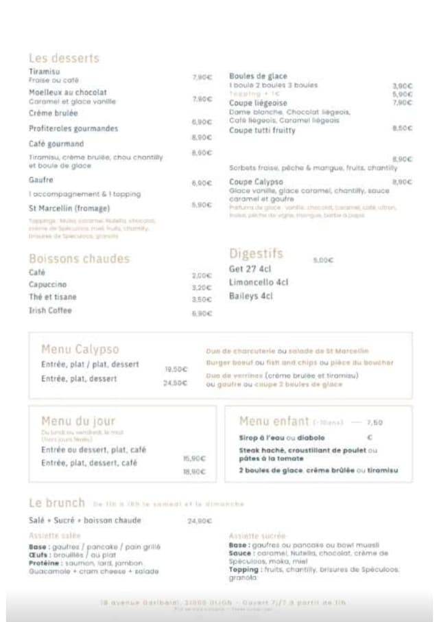 PDF Menu page 2