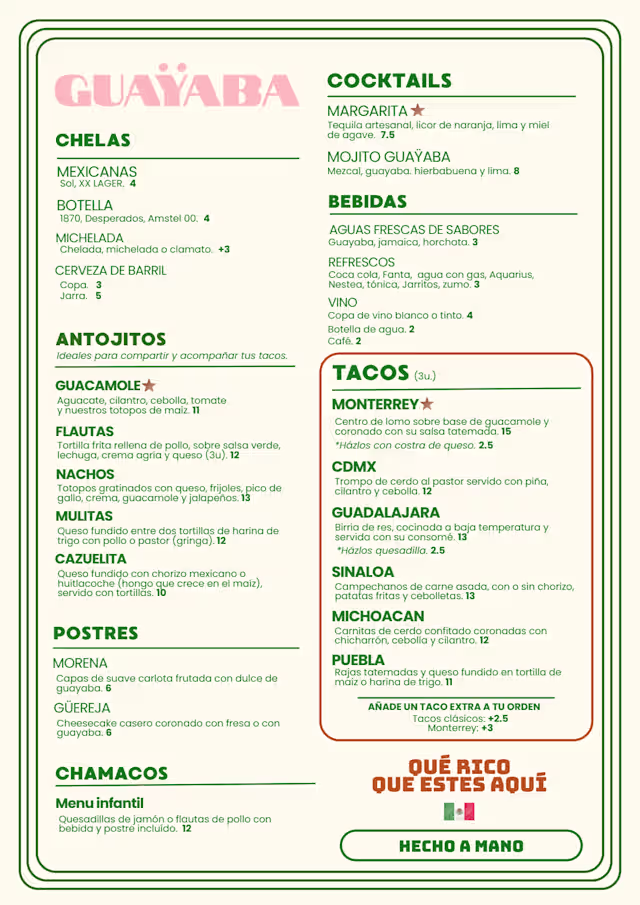 PDF Menu page 2