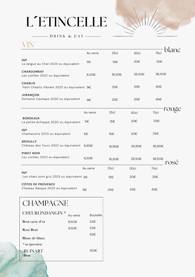 PDF Menu page 2