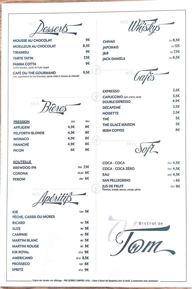 PDF Menu page 2