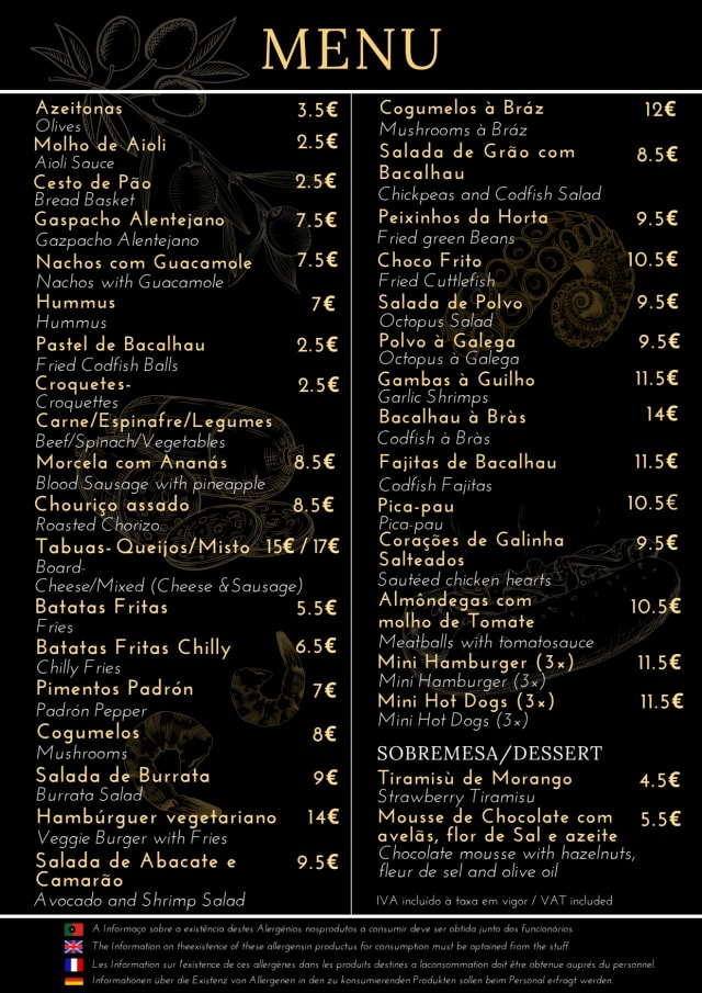 PDF Menu page 2