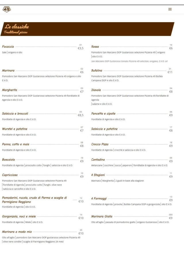 PDF Menu page 2