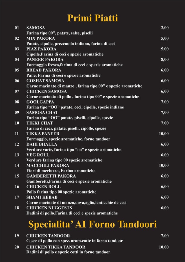 PDF Menu page 2