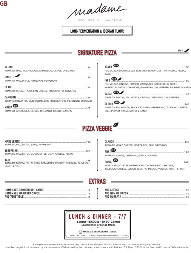 PDF Menu page 2