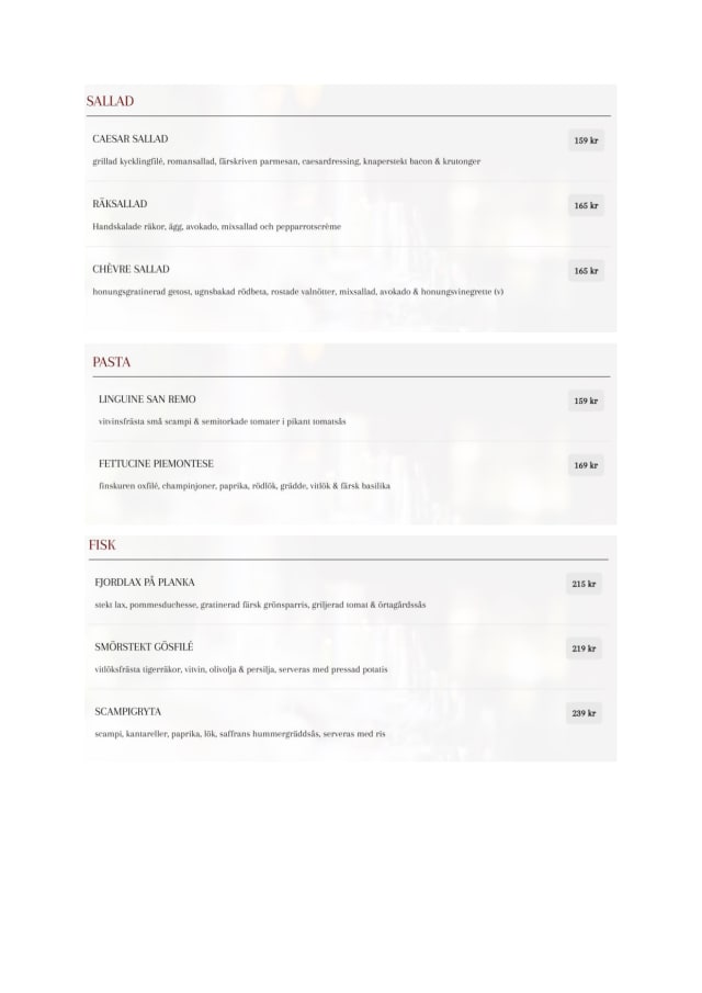 PDF Menu page 2