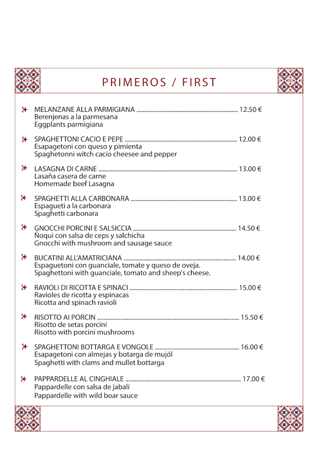 PDF Menu page 2