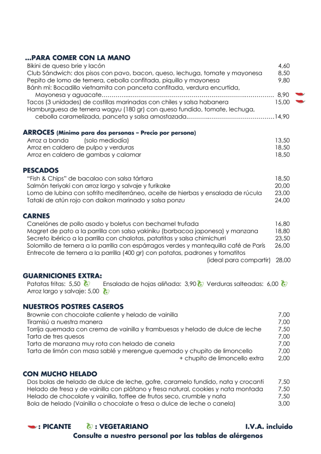 PDF Menu page 2