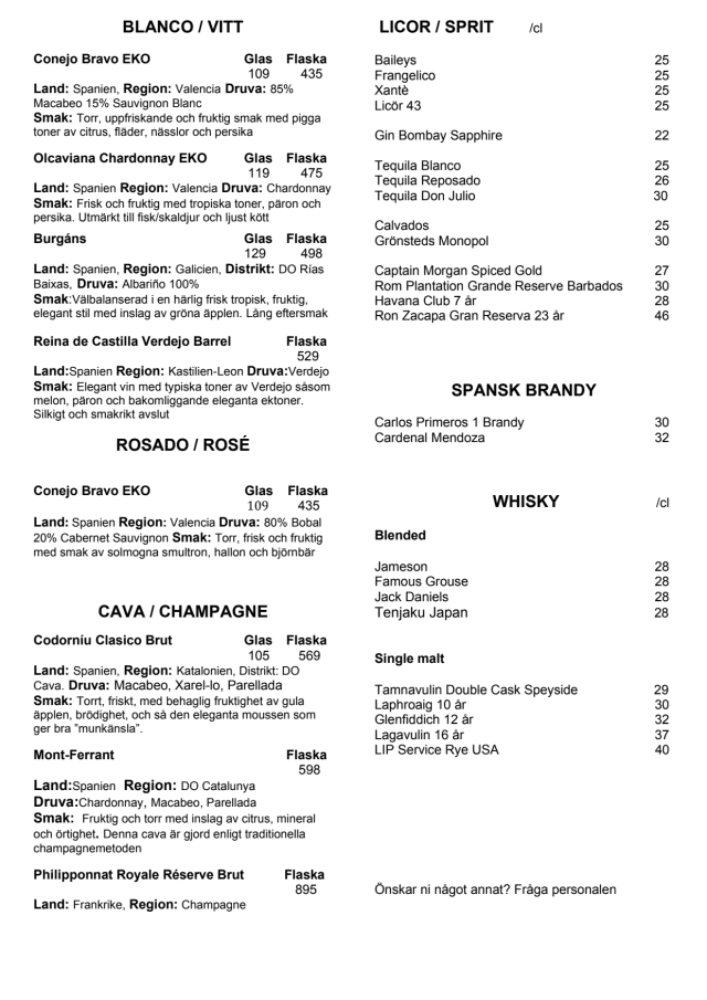 PDF Menu page 2