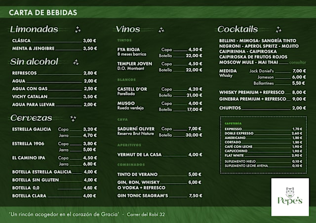 PDF Menu page 2