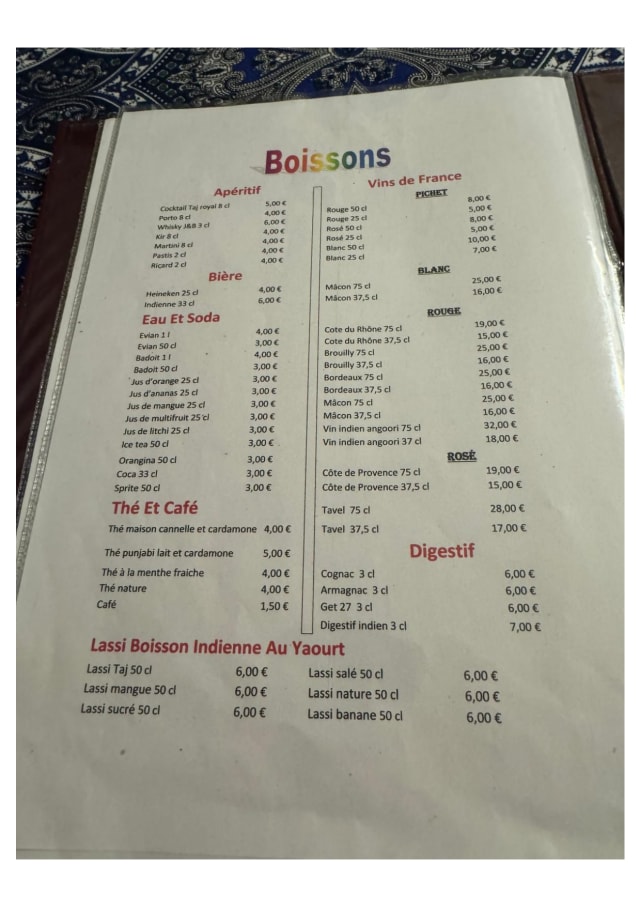 PDF Menu page 2