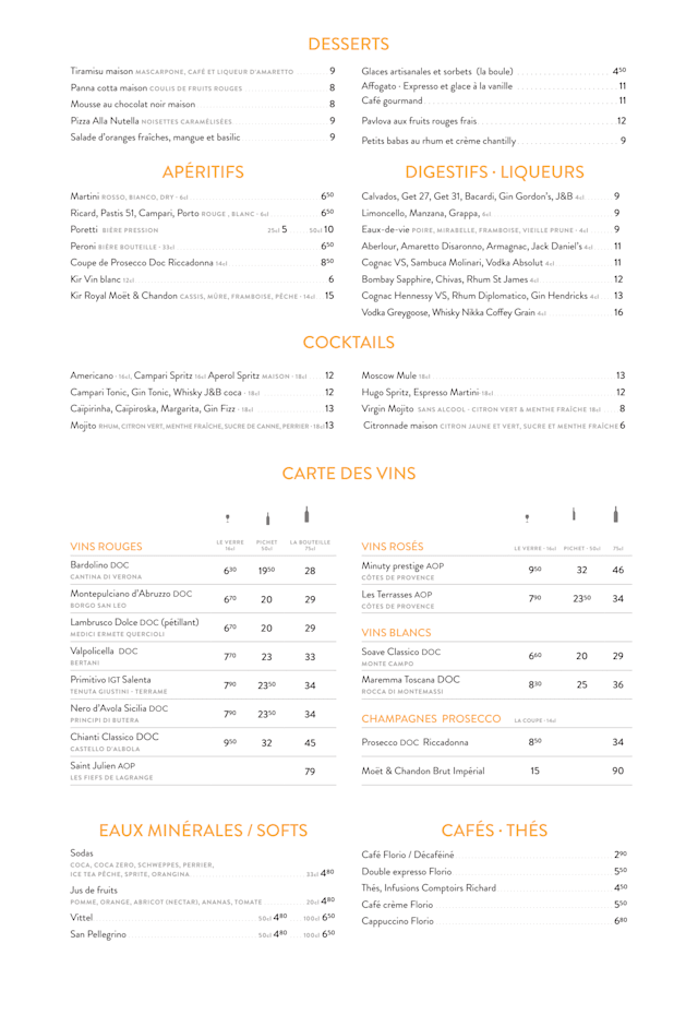 PDF Menu page 2