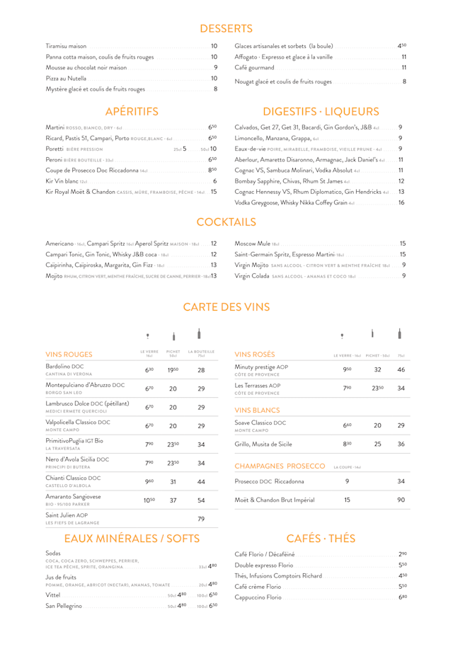 PDF Menu page 2