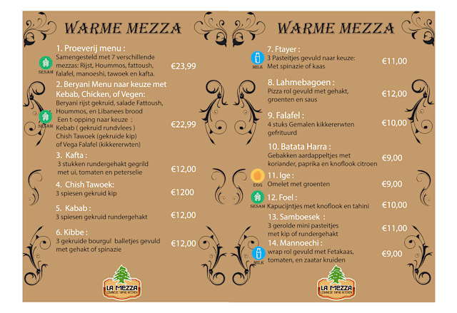 PDF Menu page 2
