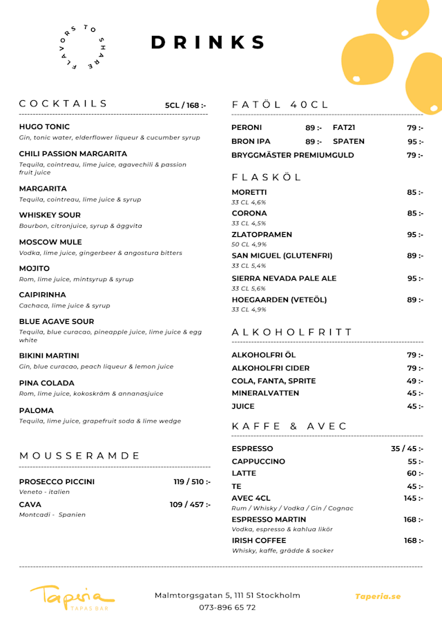 PDF Menu page 2