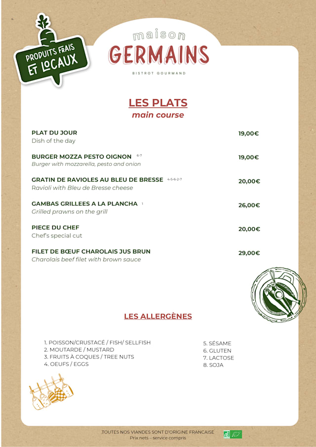 PDF Menu page 2