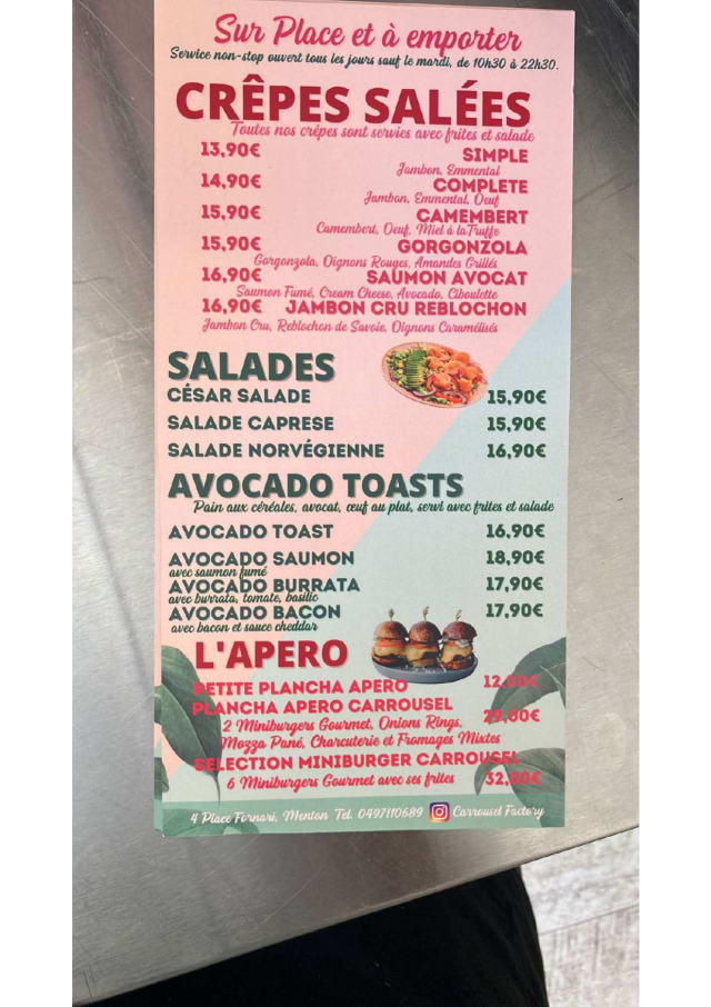 PDF Menu page 2