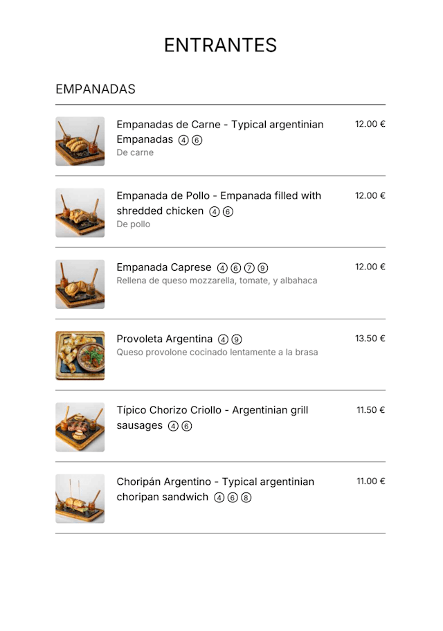 PDF Menu page 2