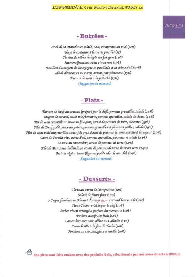 PDF Menu page 2