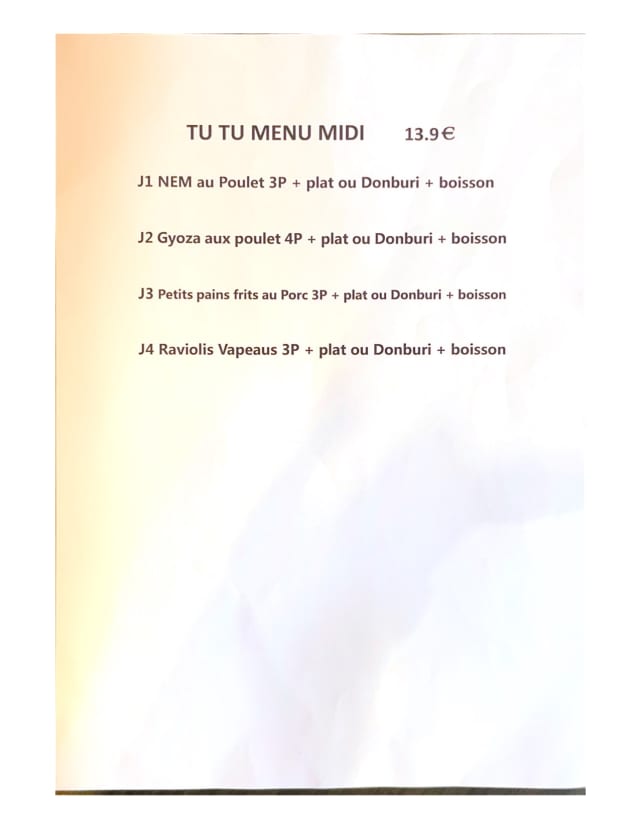 PDF Menu page 2