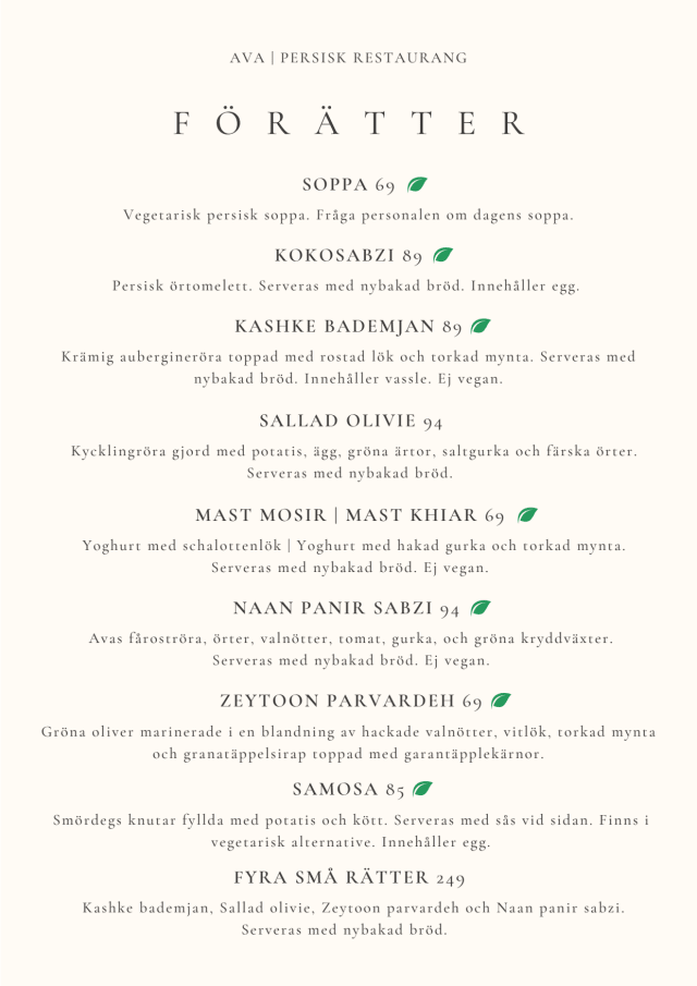 PDF Menu page 2