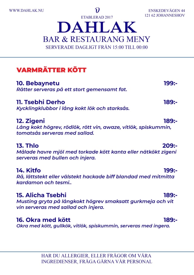 PDF Menu page 2