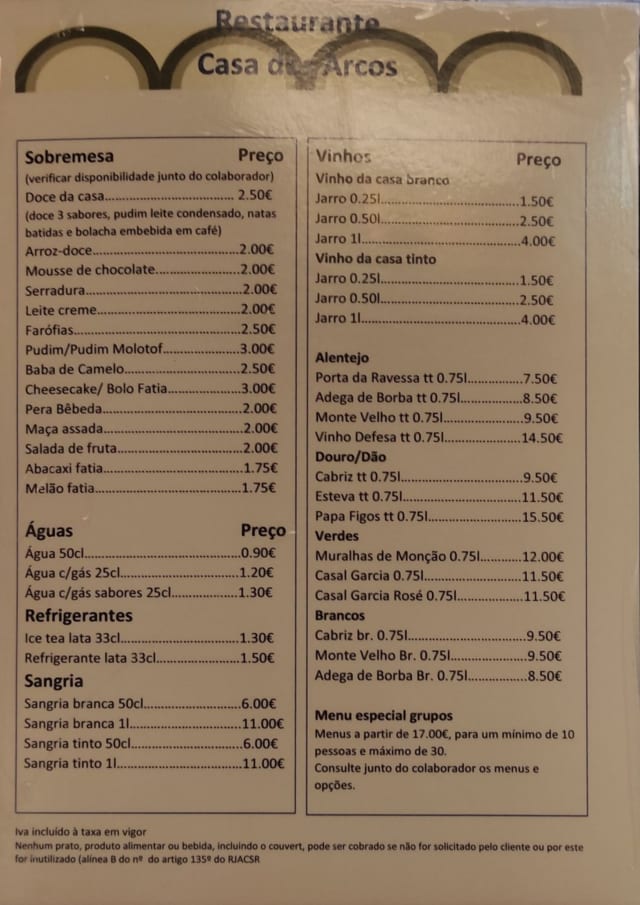 PDF Menu page 2