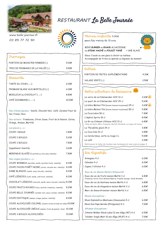 PDF Menu page 2