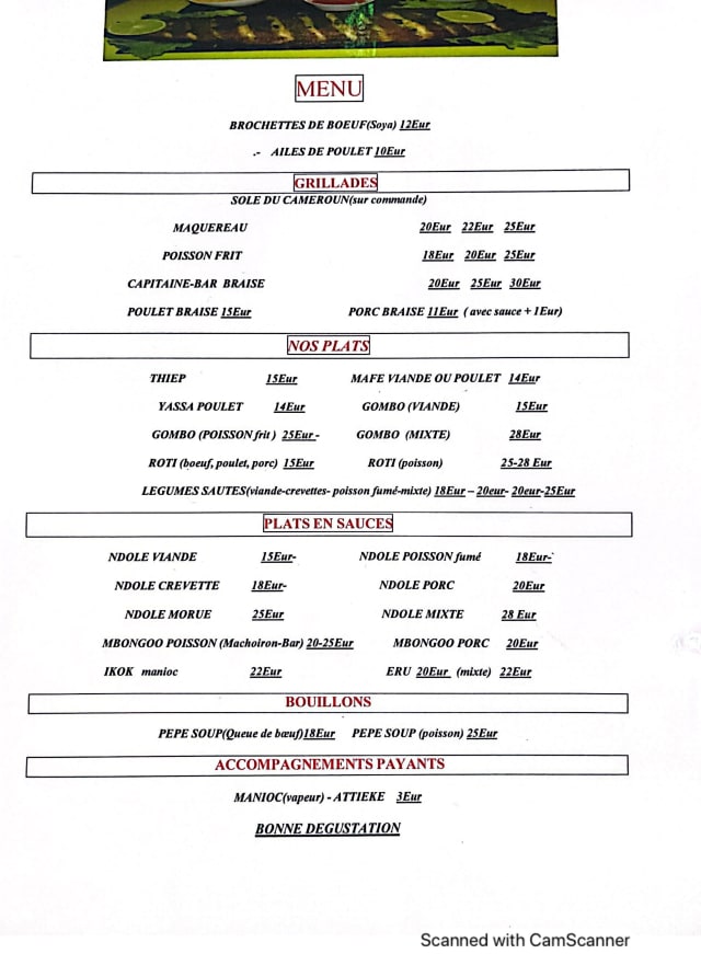 PDF Menu page 2
