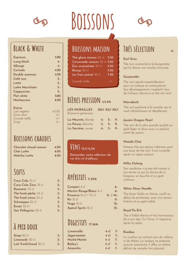 PDF Menu page 2