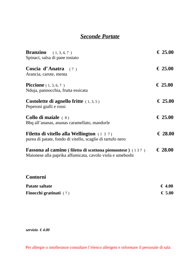 PDF Menu page 2