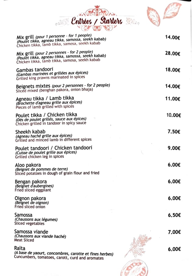PDF Menu page 2