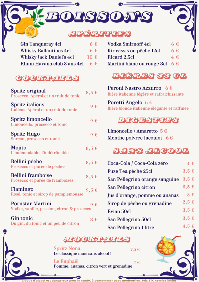 PDF Menu page 2