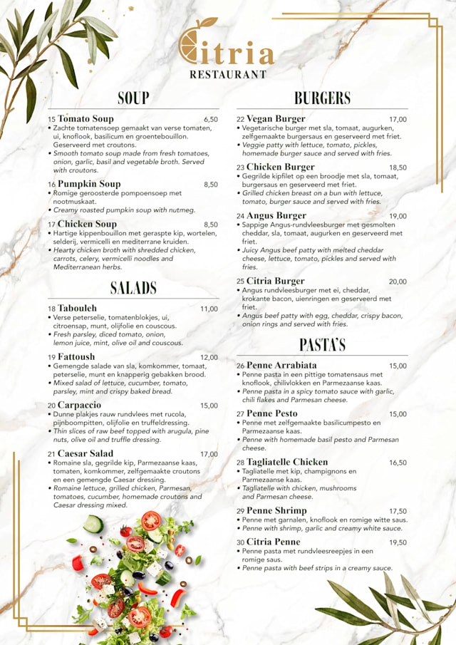 PDF Menu page 2