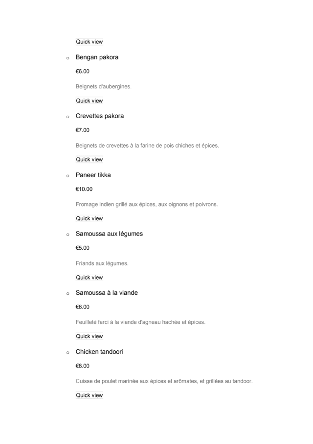 PDF Menu page 2