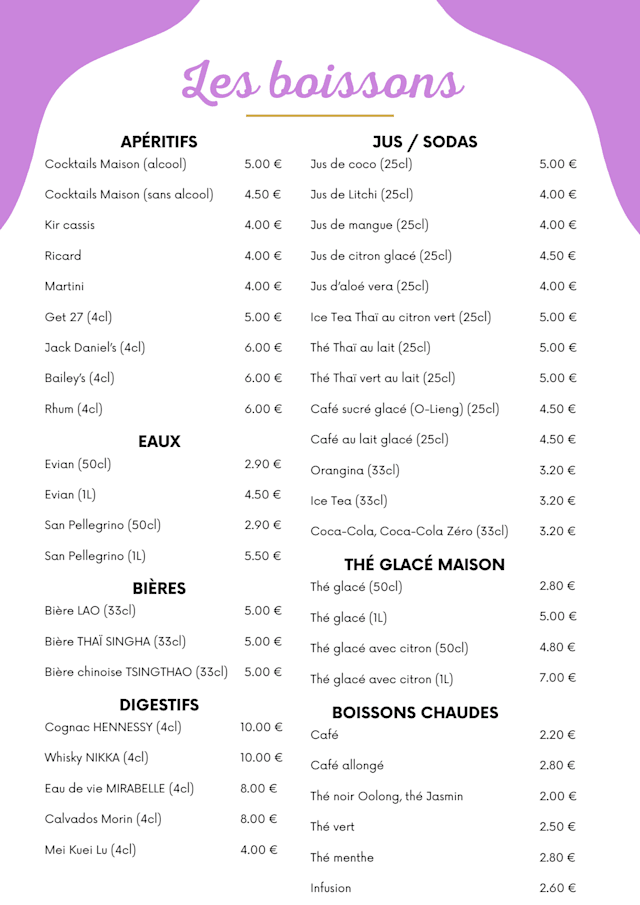 PDF Menu page 2