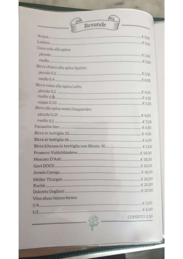 PDF Menu page 2