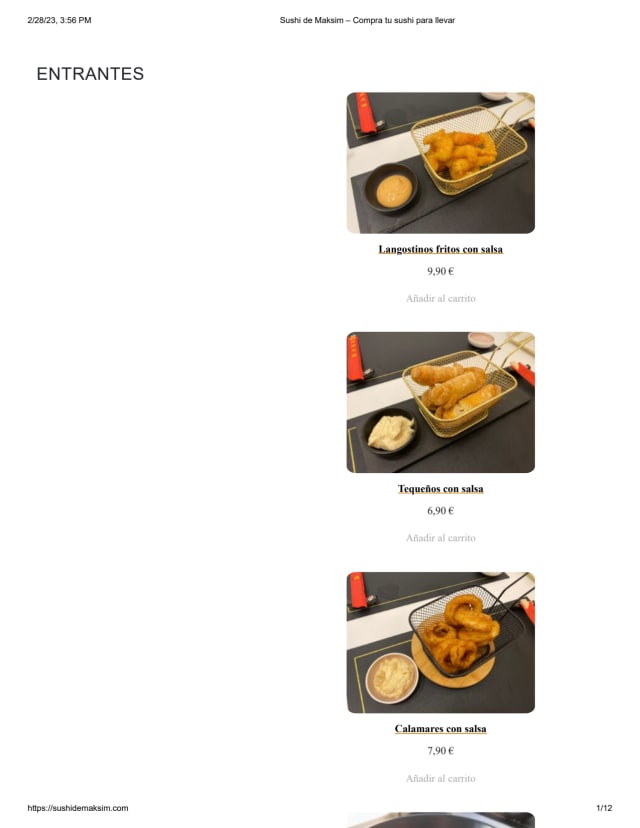 PDF Menu page 2