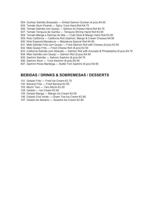 PDF Menu page 2