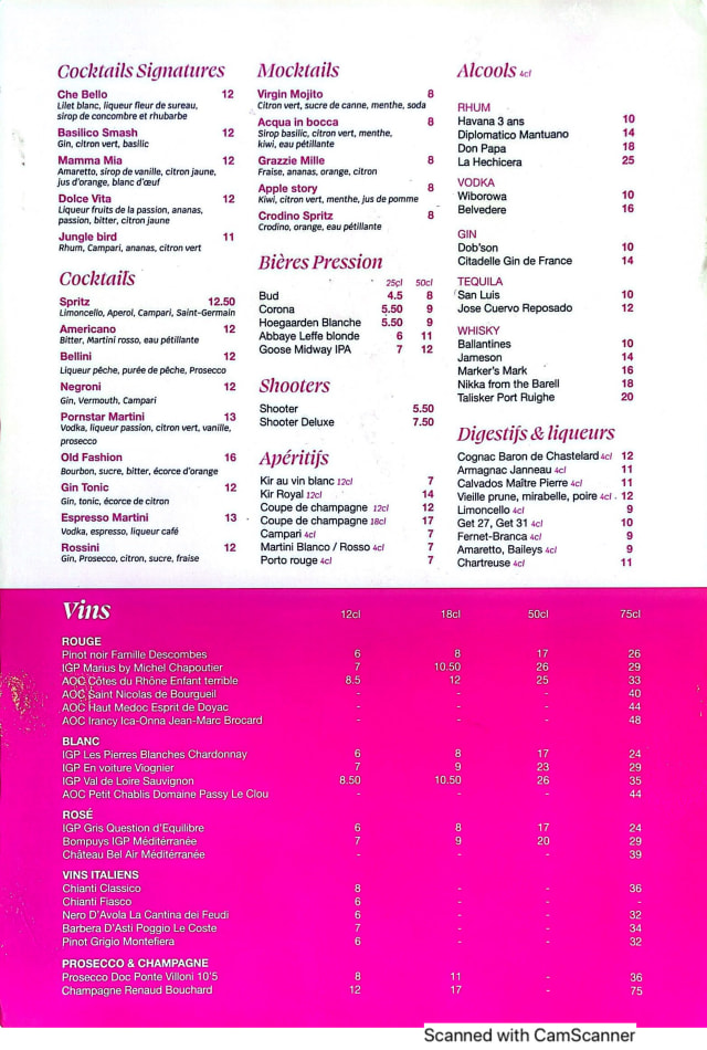 PDF Menu page 2