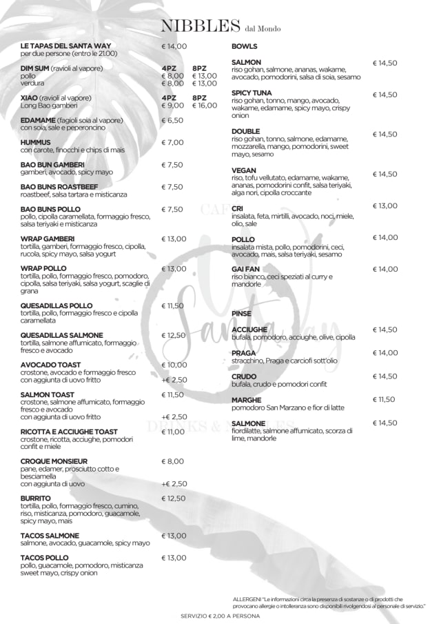 PDF Menu page 2