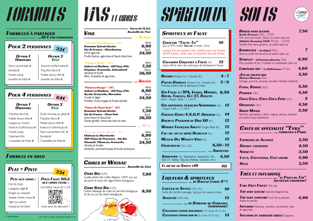 PDF Menu page 2